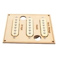 thumbnail image 1 of Single Coil Pickup Set,Replacement Single Coil Pickups Single Coil Replacement Set with Alnico 5 Magnets Fiberboard Bobbins for Electric Guitar Neck Middle Bridge Pickups, 1 of 7
