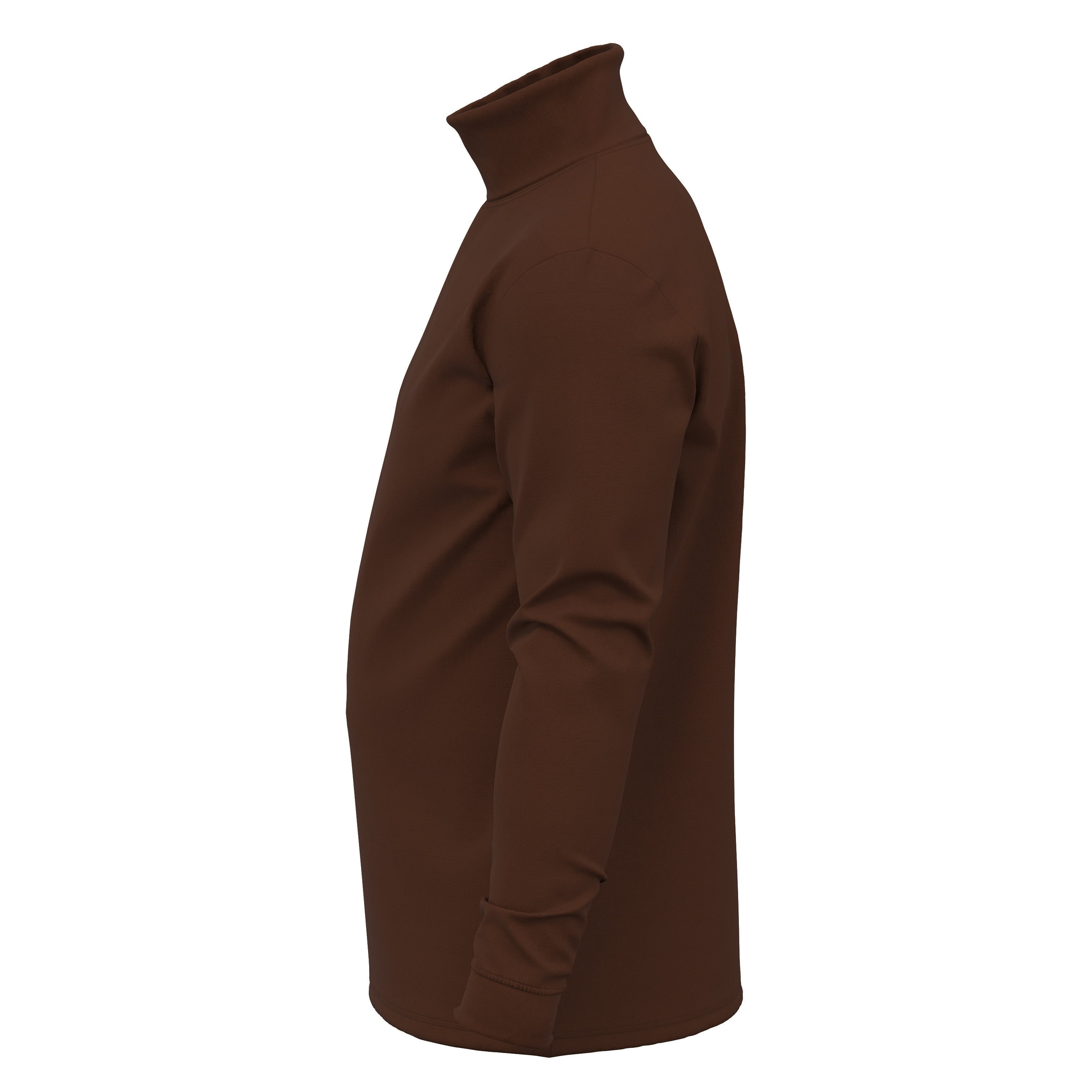 Men's 100% Interlock Knit Combed Cotton Super-Soft Euro Design Ski Casual Turtleneck Pullover