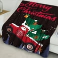thumbnail image 4 of Tnobhg Throw Blanket Soft Cozy Flannel Fleece Durable Breathable Christmas Tree Design Keep Warm Cartoon Pattern Blanket, 4 of 8