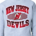 thumbnail image 3 of Men's Starter Gray New Jersey Devils Team Grit Graphic Fleece Pullover Sweatshirt, 3 of 3