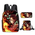 thumbnail image 4 of Demon Slayer Anime Impreso Mochila Niños Niñas Escuela Primaria Bolsa Casual Cool Bolso De Hombro Estuche De Gran Capacidad De Regalo Para, 4 of 4