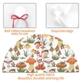 thumbnail image 6 of Kll 36" Christmas Tree Skirt Mushrooms Xmas Tree Skirts Mat For New Year Xmas Holiday Party Indoor Outdoor Home Decoration, 6 of 9