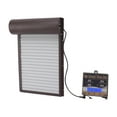 thumbnail image 3 of Puerta automática para gallinero con energía solar, abridor automático de puerta para gallinas con sensor de luz, temporizador y control remoto, color marrón, 3 of 14