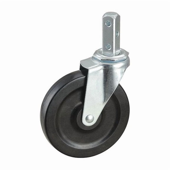 Manufacturer Varies Swivel Stem Caster,Rubber,5 in.,125 lb. 32J999
