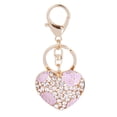 thumbnail image 2 of Llavero de corazón de cristal brillante Strade Fareast Limited 3 piezas, 2 of 5