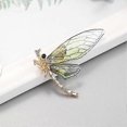 thumbnail image 4 of Cute Colorful Dragonfly Shape Brooch Shining Rhinestones Inlaid Pin Suit Lapel Badge Jewelry Gift Coat Accessories, 4 of 5
