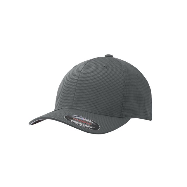 Top Headwear Grid Texture Baseball Cap - Graphite Grey - Small/Medium