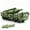 No box with 2figures, variant on Missile Vehicle Building Blocks Military Truck Brick Tank Building Blocks Missile Launcher Model Boys Toys Kids Toys