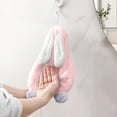 thumbnail image 6 of Cute Bunny Hand Towels with Hanging Loops, Easter Quick Dry Soft Absorbent Microfiber Hand Towels Kitchen Bathroom Wash Hand Towels, 6 of 6
