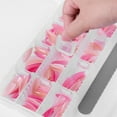 thumbnail image 3 of 240Pcs Colorful Salon Pointed Nail Tips False Nails with Nail File Nail Polish (4#), 3 of 10