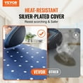 thumbnail image 2 of VEVOR Ironing Board with Bottom Storage Tray, Thickened 4 Layers Iron Board with Heat Resistant Cover and 100% Cotton Cover, 10 Adjustable Heights Ironing Board for Home Laundry Room Use (Size 55x15), 2 of 9