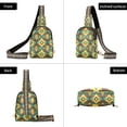 thumbnail image 7 of FORMRS Womens Crossbody Sling Bag Travel Daypack Shoulder Chest Backpack, Geometric Patterns, 7 of 7