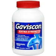 Gaviscon Tablets Extra Strength Original Flavor 100 Tablets (Pack of 2)