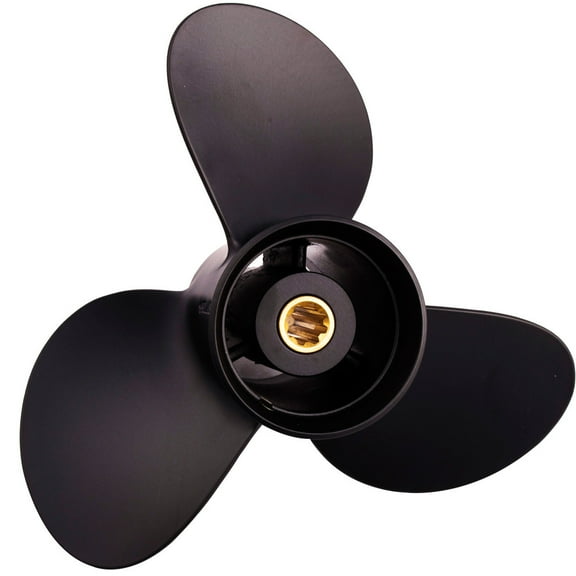 Solas 3111-093-10 Amita 3 Aluminum 3-Blade Boat Propeller - RH, 9.25 In. Diameter x 10 In. Pitch x 8-Spline