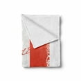 thumbnail image 2 of Pizza Soft Flannel Fleece Throw Blanket, Delicious Food on Italian Flag Background Italian Cuisine Pizzeria Kitchen Concept, Cozy Plush for Indoor and Outdoor Use, 50" x 60", Multicolor, by Ambesonne, 2 of 6