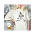 thumbnail image 2 of Football Skeleton T-Shirt, Running Skeleton Playing Football Tee, Halloween Sports Shirt, Gift for Football Lovers, Unique Tee, 2 of 10