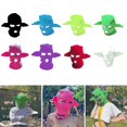 thumbnail image 2 of Crochet Balaclava Hat for Teens Knit Pullover Beanie Cap Cosplay Costume Headgear Hat Outdoor Activity Hiking Skiing Cap rose Red, 2 of 5