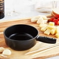 thumbnail image 4 of Staub Cast Iron 12-oz Mini Cheese Fondue Pot - Matte Black, 4 of 6