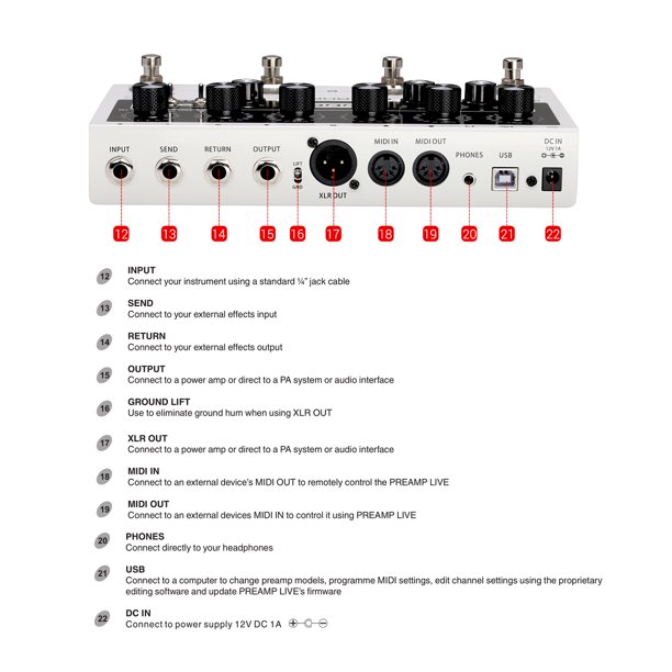 MOOER PREAMP LIVE ファームウェア最新 MOOER PREAMP LIVE ファームウェア最新