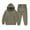 Grey, variant on Coerni Boys Girls Hoodie Sweatpants Set Kids Cotton Warm Athletic Outfits Teen Cute Joggers Sweatsuit 2 Piece Fall Winter Suit