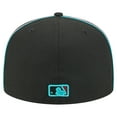 thumbnail image 4 of Men's New Era Black Arizona Diamondbacks Soutache 59FIFTY Fitted Hat, 4 of 5