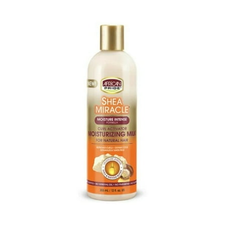 African Pride Shea Miracle Moisture Intense Silky Curls Moisturizer 12 fl. oz. Bottle