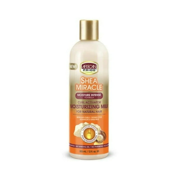 African Pride Shea Miracle Moisture Intense Silky Curls Moisturizer 12 fl. oz. Bottle