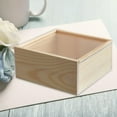 thumbnail image 6 of BLESIYA Wooden Storage Box Candy Box Container Keepsake Box for Gift Bridesmaid Home Acrylic lid 23x23cm, 6 of 8