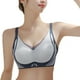 thumbnail image 1 of Brasier Tela de Mantequilla Tela de Mantequilla Ropa Interior sin Costuras con Realce En contraste de Color para Mujer Sujetador Deportivo Push up con Retracción y sin Aros Mediana, 1 of 7