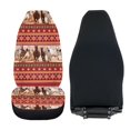 thumbnail image 6 of POLERO Nonslip Front Seat Cover for Van, Removable Easy Installation Auto Seat Covers Polyester 2 Pcs, Horse, 6 of 13