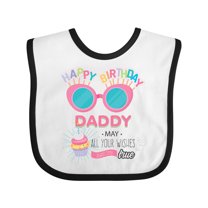 Inktastic Happy Birthday Daddy Boys or Girls Baby Bib