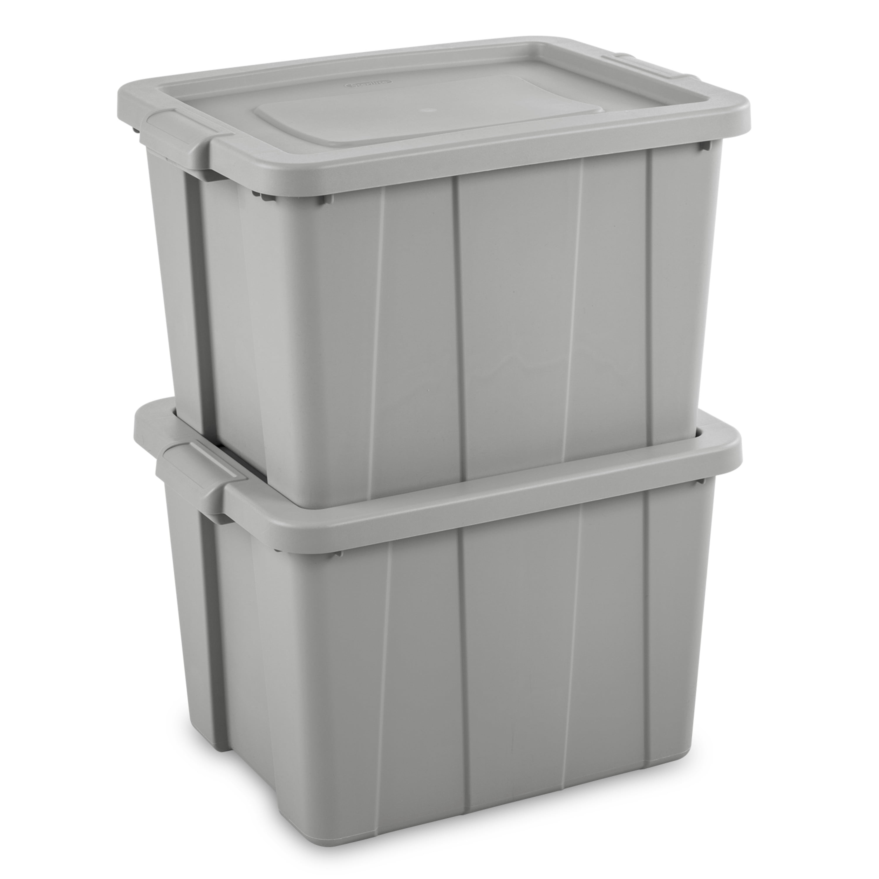 Sterilite Tuff1 18 Gallon Plastic Storage Tote Container Bin with