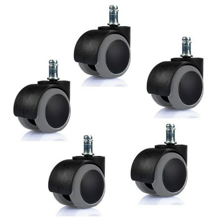 office chair casters wheels replacement universal wideskall swivel pieces plastic rubber walmart furniture