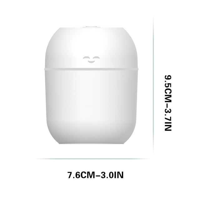 Humidificadores para Dormitorio Humidificador de Cara Sonriente, Escritorio de Oficina en Casa, Humidificador de Dormitorio, Humidificador de Coche, Gran Desplazamiento Regalo Escritorios de Oficina E