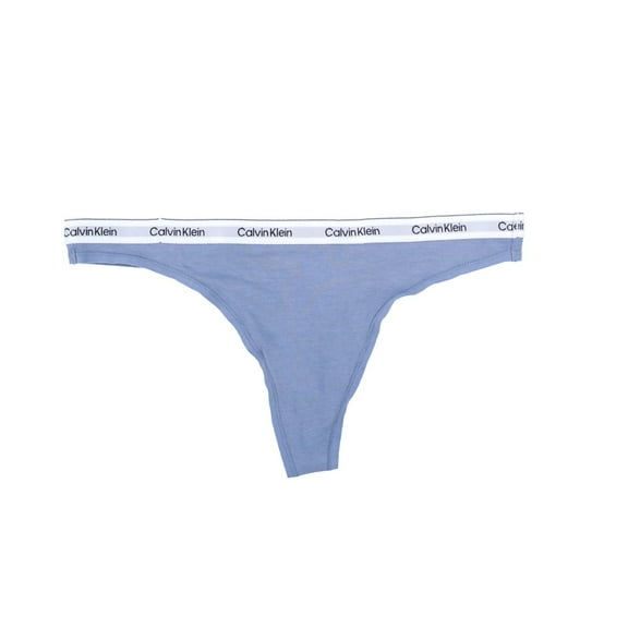 Calvin Klein Women's Modern Logo Low-Rise Thong Underwear Solid Flint Stone New