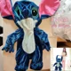 thumbnail image 2 of Peluche de Lilo y Stitch de Disney de 110/130 cm, muñeco de ángel de Pixar Anime Big Stich, funda de cuero semiacabada, regalo para niños, 2 of 5