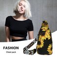 thumbnail image 4 of Bolso de pecho Boho PU Fanny Pack DQrwqpou girasol, 4 of 9