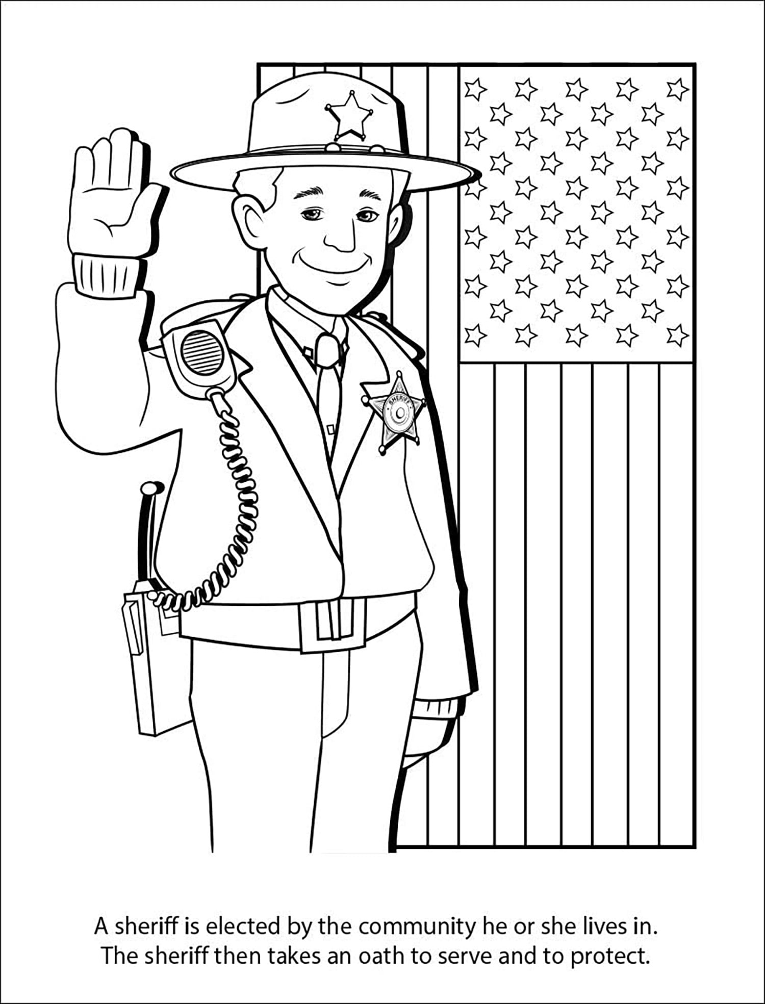 25 Pack - Your Local Sheriff Kid's Educational Coloring & Activity Books