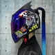 thumbnail image 3 of Casco integral para motocicleta, casco de carreras, casco de motocross, todoterreno, casco de motociclista, trenzas de individualidad, cuernos, 3 of 5