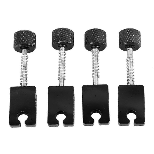 4pcs Electric Bass Saddle Headless Metal Tuning String Bridge Saddle For Replacement