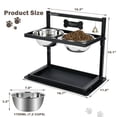 thumbnail image 2 of Cuencos elevados para perros SHAINFUN con comedero lento para perros grandes, 2 of 6