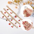 thumbnail image 5 of 1box Fruit Alloy Enamel Purse Chains with Alloy & Iron Findings Mixed Shapes Light golden 20.3~31x0.8~1.2cm 3 style 1pc/style 3pcs/box, 5 of 7