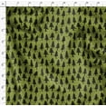 thumbnail image 4 of Soimoi Green polyester Crepe Fabric Snow & Cedar Tree Fabric Prints By Yard 42 Inch Wide, 4 of 5