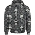 thumbnail image 3 of Sudaderas de estilo nuevo de otoño para hombres Sudadera de hombre moderna y versátil Camisa con capucha con estampado de calavera pequeña Tendencia casual, 3 of 5