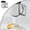 Silver, variant on Flour Sifter, Kitchen Flour Sifter Cup, Stainless Steel Flour Dredger, Hand-held Icing Sugar Flour Sifter with Handle Metal Squeezes Fine Mesh Sieve Strainer for Cake Cookie Baking Frying