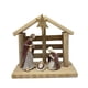 thumbnail image 1 of Estatua de de Navidad, pesebre navideño, artesanía, figura coleccionable única del nacimiento de Jesús, adorno de escritorio para sala de, 1 of 9