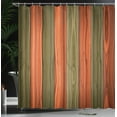 thumbnail image 3 of Ambesonne Rustic Shower Curtain, Vertical Cottagecore Artwork, 69"Wx70"L, Burnt Orange, 3 of 4