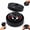 Black, variant on Halloween Ghost Dumpling Squishy, Purple Spooky Bun Squishies with Steamer, Stretchy Stress Ball Fidget for Adults Gift