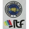 thumbnail image 5 of TOP TEN ITF Taekwon-do Instructor Uniform - Premium Gold Dobok - White/Black, 16782-1 ( 4th - 6th Dan), 5 of 9