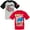 Gray / red, variant on Hot Wheels Toddler Boys 2 Pack T-Shirts Toddler to Big Kid